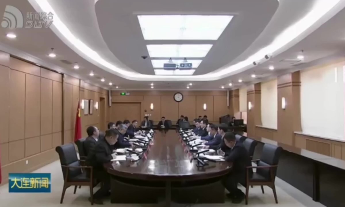 陈棋造访辽宁省委常委、、、大连市委书记熊茂平